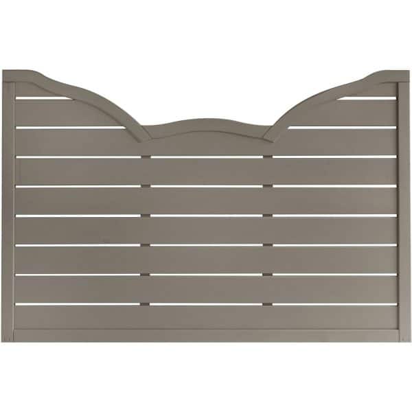 Vorgartenzaun Calais LP Bogen 120 cm x 180 cm Grau