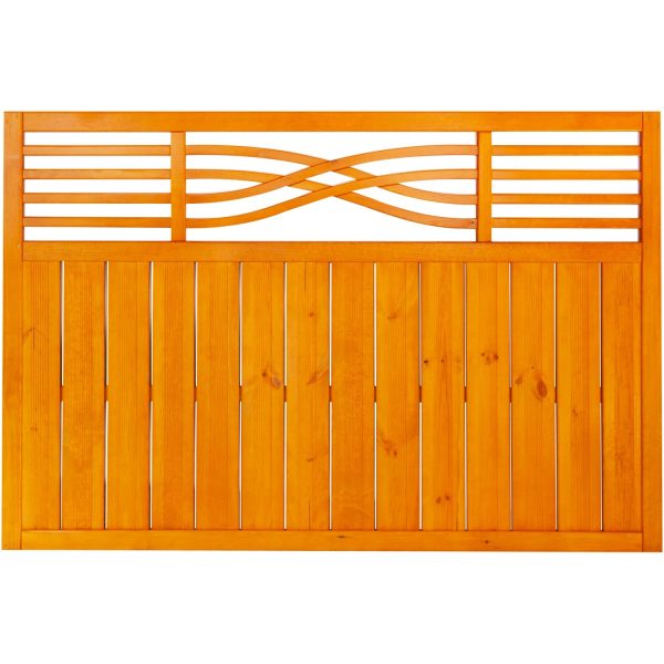 Vorgartenzaun Malaga 120 cm x 180 cm Pinie