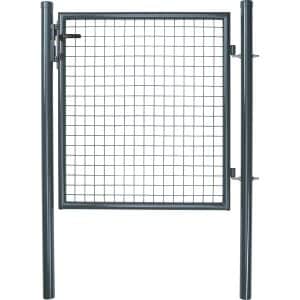 Wellengitter-Einzeltür Anthrazit 1 m x 1 m