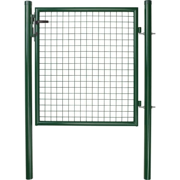 Wellengitter-Einzeltür Grün 1 m x 1 m