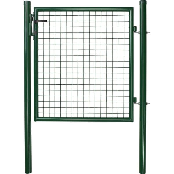 Wellengitter-Einzeltür Grün 1 m x 1