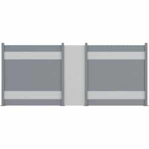 ZacAlu Aluverbund Zierblech Schwarz 67 x 178