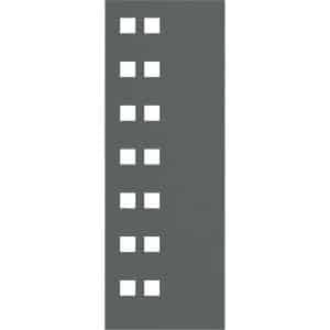 ZacAlu Zierblech 1 Dunkelgrau 67 x 178