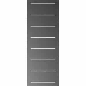 ZacAlu Zierblech 2 Dunkelgrau 67 x 178