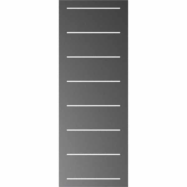 ZacAlu Zierblech 2 Dunkelgrau 67 x 178