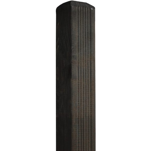 Zaun Zubehör Pfosten Grau 7 cm x 7 cm x 185 cm