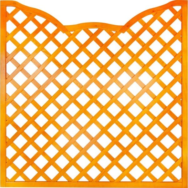Zaunelement Calais LP Gitter-Bogen 180 cm x 180 cm Pinie