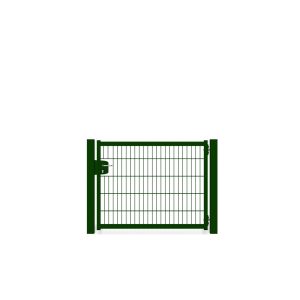 Zaunguru Gartentür Berlin Höhe 103 cm Breite 149.7 cm Farbe RAL 6005 Öffnungswinkel 180