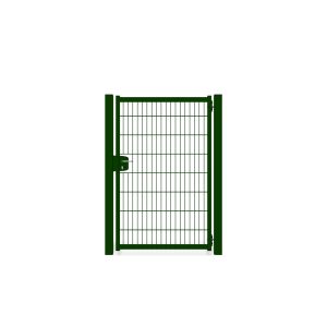 Zaunguru Gartentür Berlin Höhe 163 cm Breite 122.9 cm Farbe RAL 6005 Öffnungswinkel 180