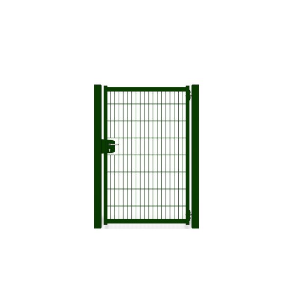 Zaunguru Gartentür Berlin Höhe 163 cm Breite 122.9 cm Farbe RAL 6005 Öffnungswinkel 180