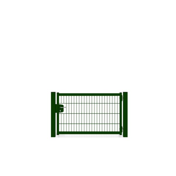 Zaunguru Gartentür Berlin Höhe 83 cm Breite 149.7 cm Farbe RAL 6005 Öffnungswinkel 180