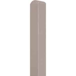 Zaunpfosten Glatt 9 cm x 9 cm x 125 cm Grau