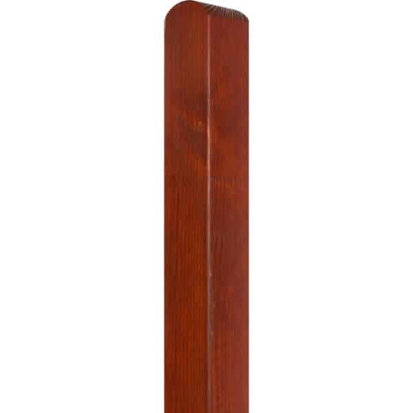 Zaunpfosten Glatt 9 cm x 9 cm x 135 cm Teak