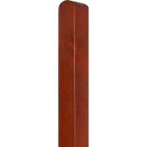 Zaunpfosten Glatt 9 cm x 9 cm x 95 cm Teak