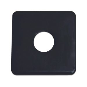 Zaunpfosten Klemmplättchen 31 mm x 26 mm x 2 mm Anthrazit