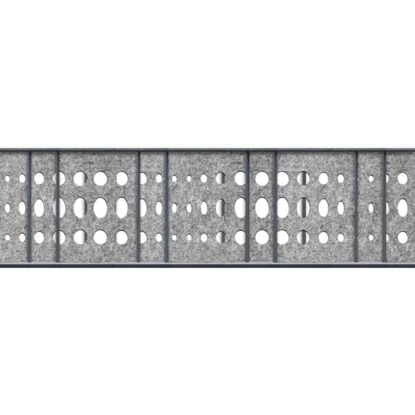 zaunzu Sichtschutz Design Vlies Bubble für Doppelstabmatten Hellgrau 2
