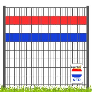zaunzu Sichtschutz Fanartikel für Niederlande Doppelstabmatten Volle Streifenbreite