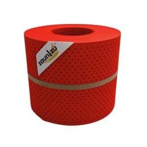 zaunzu Sichtschutz PP Premium gelocht 15 Prozent Streifen Rot 26m