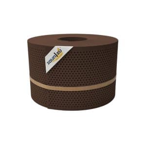 zaunzu Sichtschutz PP Premium gelocht 20 Prozent Streifen Braun 50m