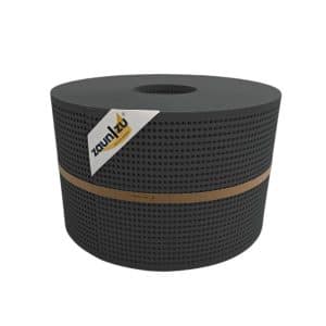zaunzu Sichtschutz PP Premium gelocht 30 Prozent Streifen Anthrazit 50m