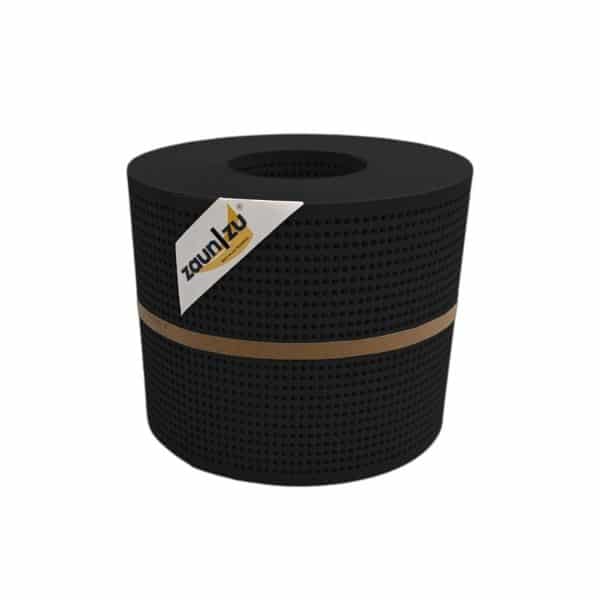 zaunzu Sichtschutz PP Premium gelocht 30 Prozent Streifen Schwarz 26m